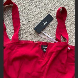 Red Lulus Jumpsuit Size M